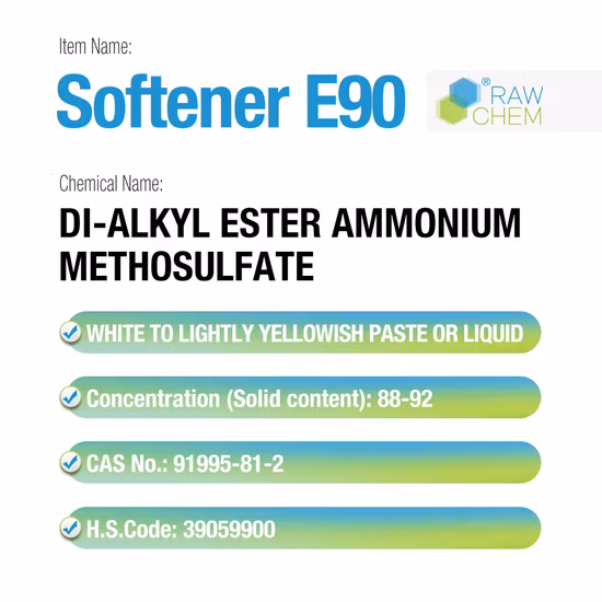 Softener E90 Ester Base Quaternary Ammonium Salts